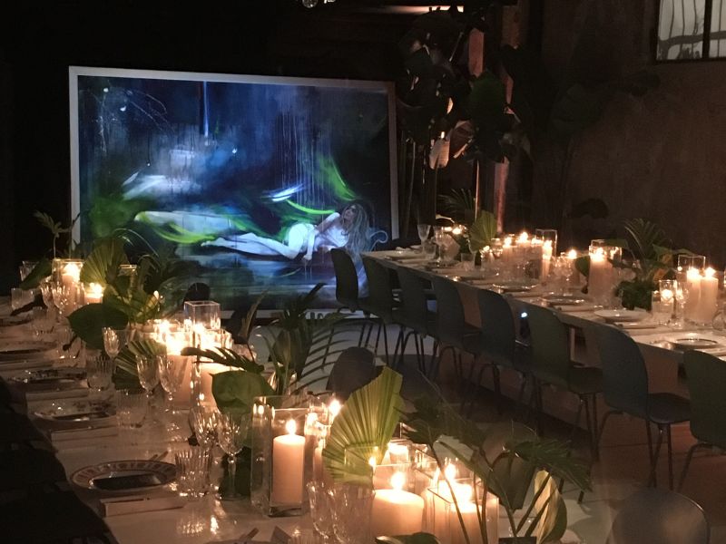 evento presentazione spot pubblicitario trussardi