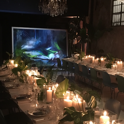 il dinner party di gq italia e trussardi